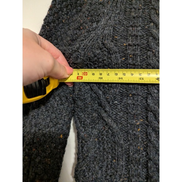 Fat Face Men's Chunky Knit Heavyweight Fisherman Pull Over Sweater Wool Blend XS - Picture 4 of 6